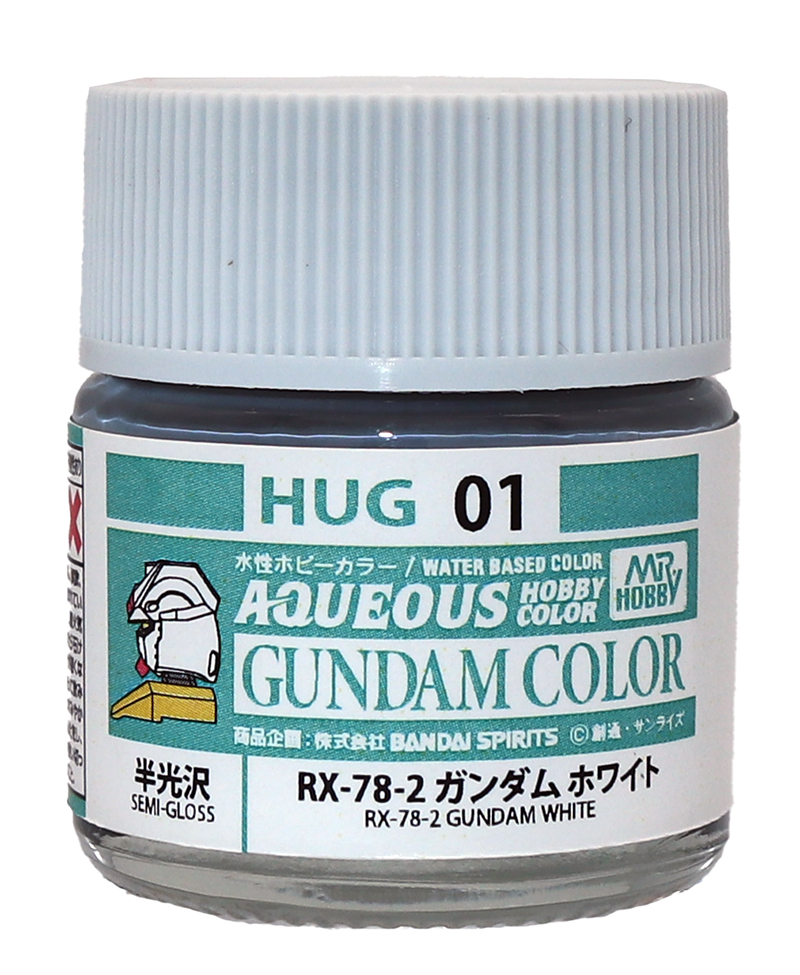 水性ホビーカラー[HUG01]RX-78-2ガンダムホワイト（半光沢） - M.S Models Web Shop