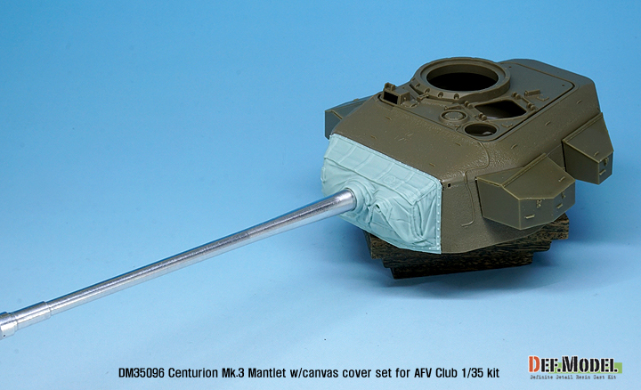 DEF.MODEL[DM35096]1/35 現用 英 センチュリオンMk.3戦車用防盾キャンバスカバーセット(AFVクラブ用) - M.S  Models Web Shop