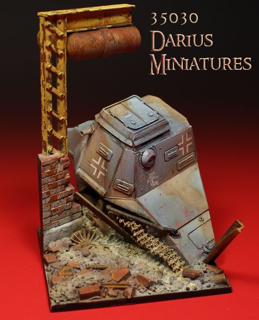 mm　70x70　Web　ダイオラマベース　Models　Darius　Shop　Miniatures[DM35030]1/35　30