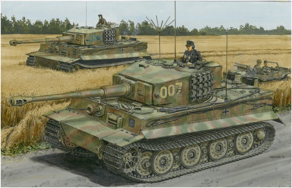 ドラゴンモデル[DR6800]1/35 WW.II ドイツ軍 ティーガーI 後期生産型 