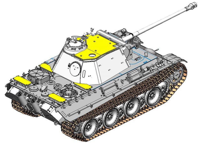 ドラゴンモデル[DR6897]1/35 WW.II ドイツ軍 パンターG型 後期生産型