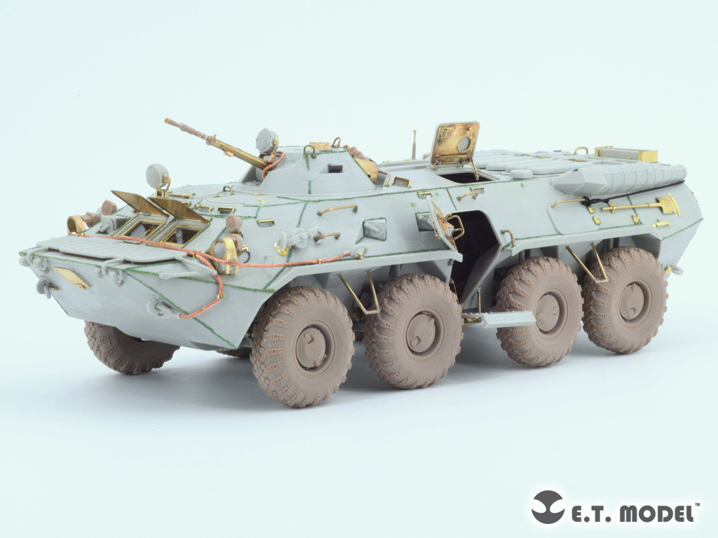 E.T.MODEL[E35-310]1/35 現用 ロシア BTR-80/80A装甲兵員輸送車(トランペッター用)