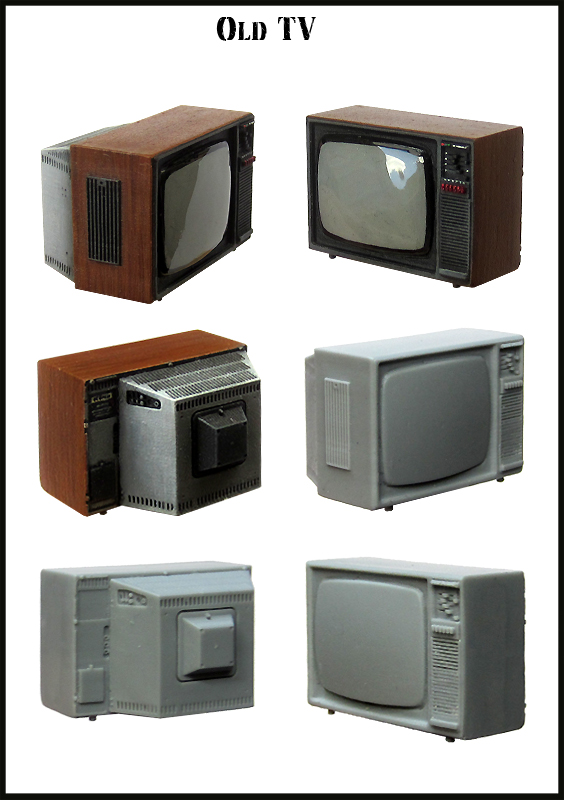 エボリューション[EMA-35010]1/35 ブラウン管テレビ - M.S Models Web Shop