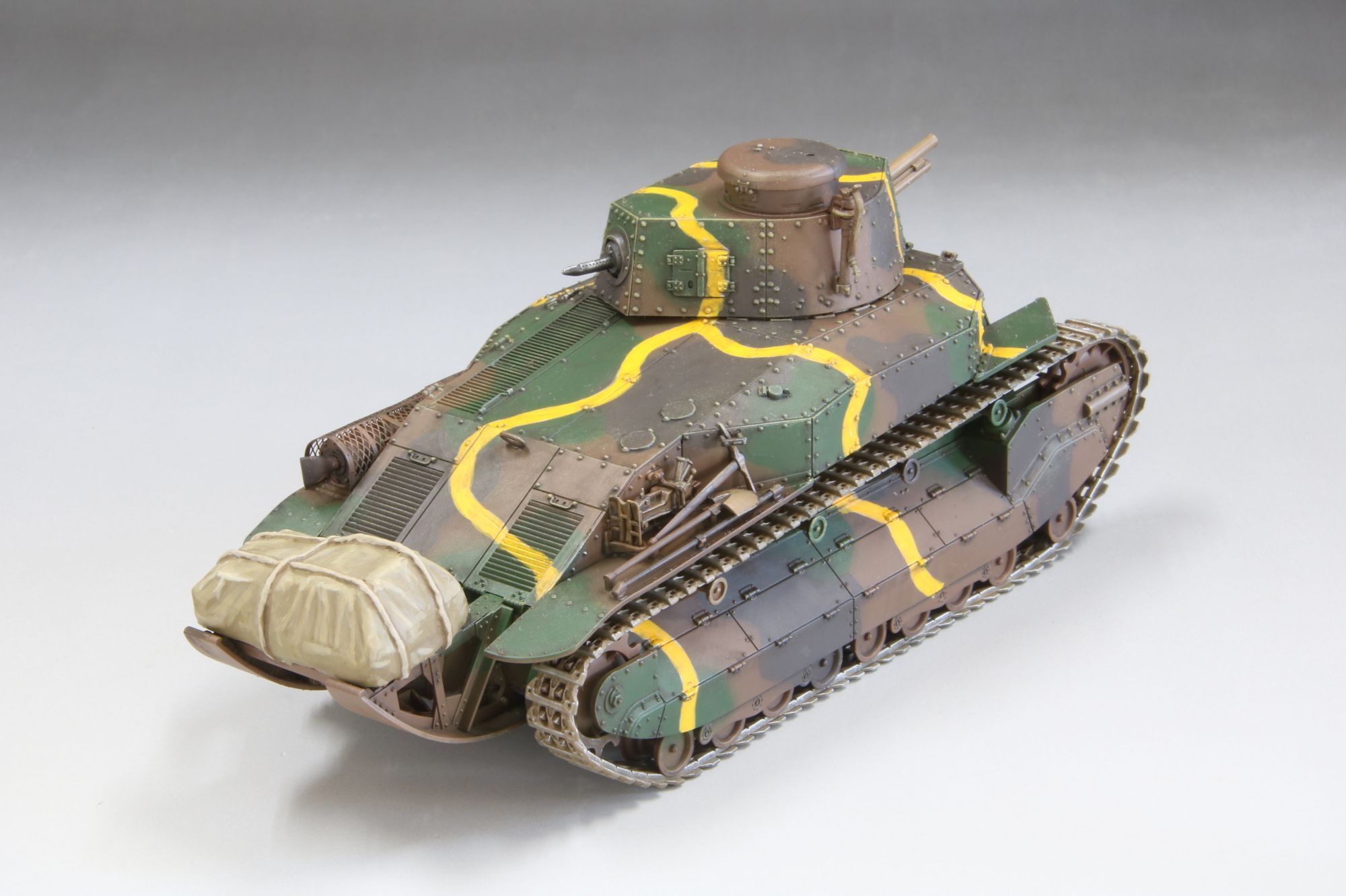 Finemolds 1/35日本軍二式砲戦車プラモデルジオラマ - プラモデル Finemolds 1/35日本軍二式砲戦車プラモデルジオラマ - プラモデル