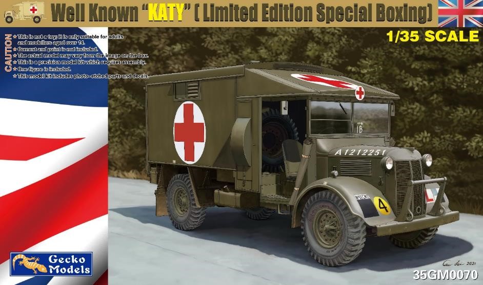 ゲッコー・モデル[GEC35GM0070] 1/35 WW.II K2/Y 軍用救急車 「ウェル