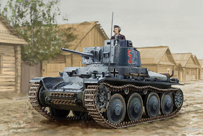 ホビーボス 80138 1/35 ドイツ 38 t 戦車 B型 プラモデル(品) (shin-