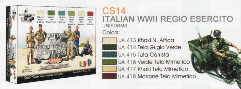 ライフカラー[CS-14]WWII イタリア軍ユニフォームセット - M.S Models