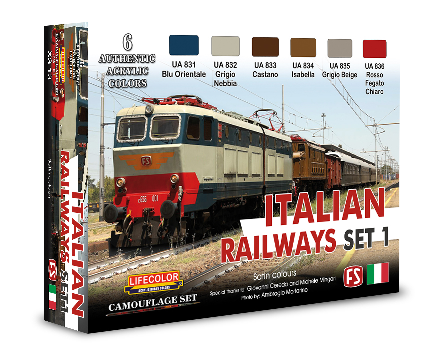 ライフカラー Xs 13 イタリア鉄道カラーセット1 M S Models Web Shop