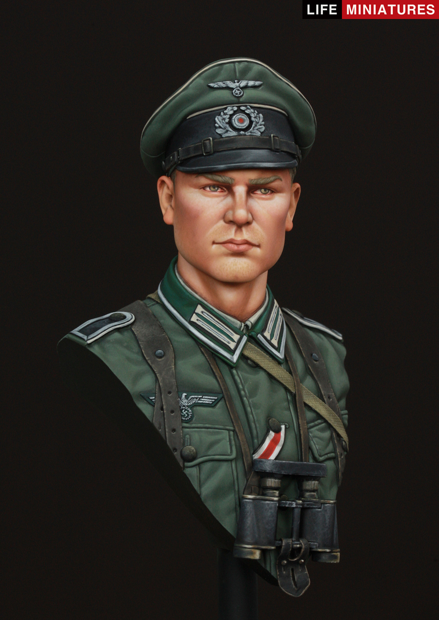 ライフミニチュア[LM-B027]1/10 WWII 胸像 ドイツ国防軍下士官