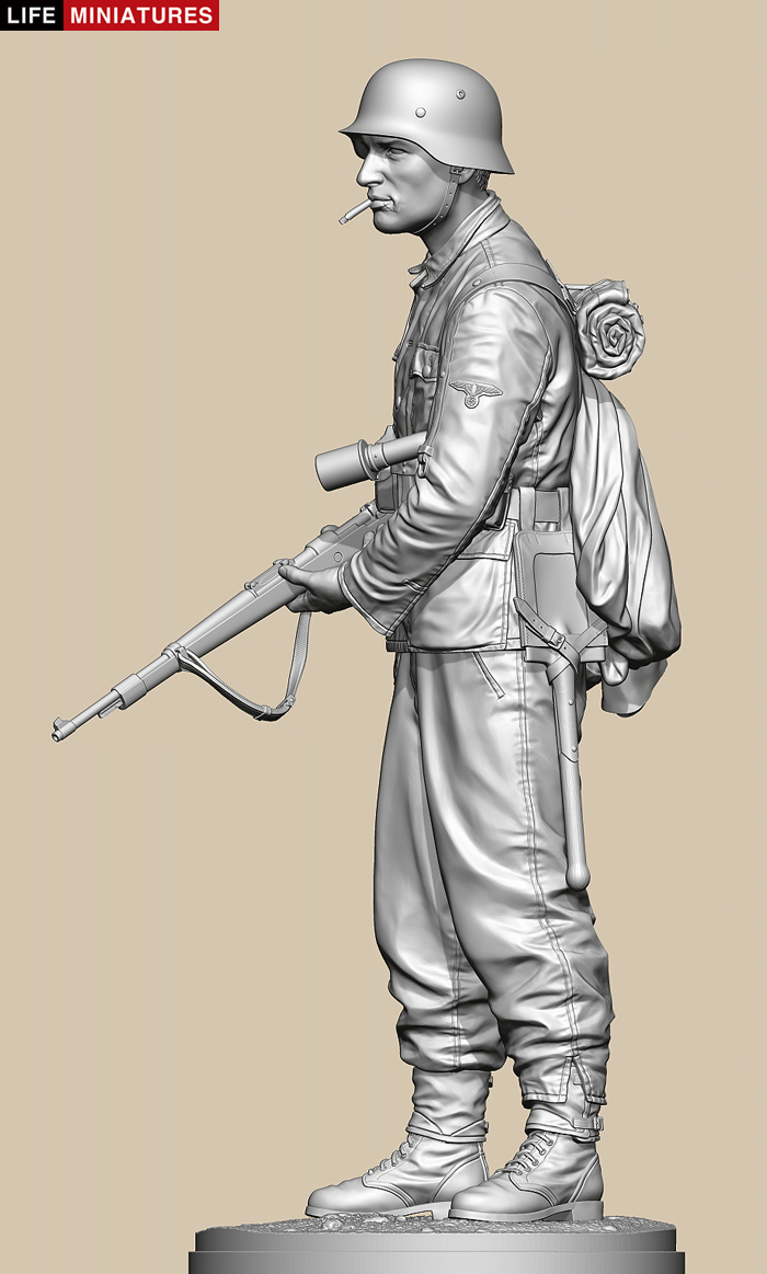 ライフミニチュア[LM-16012]1/16 WWII ドイツ ポトー迎撃戦 ハンセン