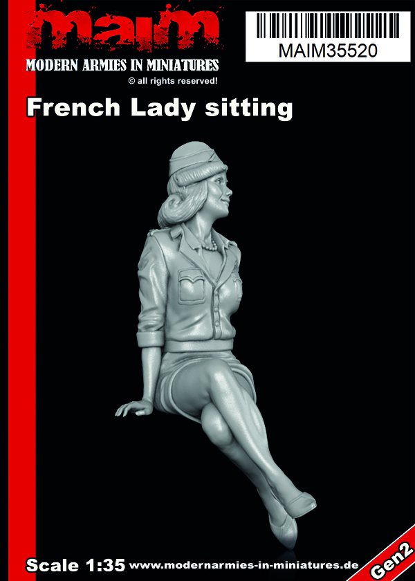 MAiM 1/35 French Lady Sitting