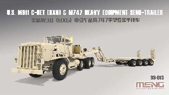 モンモデル[MENSS-013]1/35 アメリカ M911(8x6)戦車運搬トラック＆M747トレーラーセット