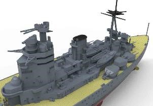 モンモデル[MENPS-001]1/700 イギリス海軍戦艦ロドネイ