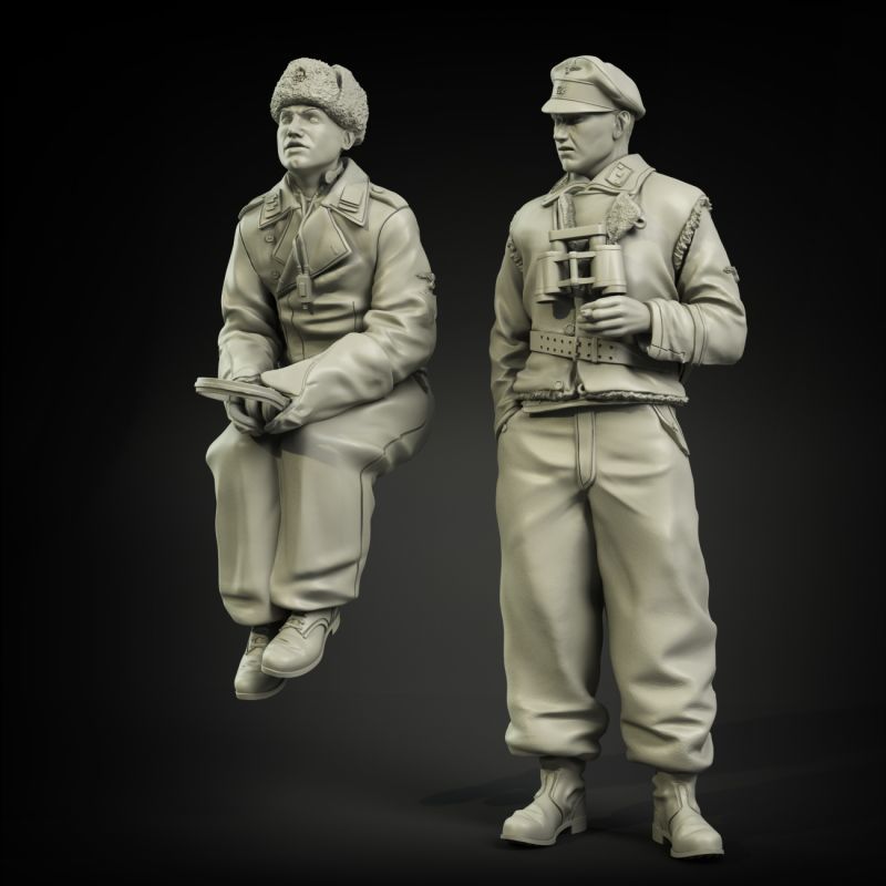 Panzerart[FI35-050]1/35ドイツ武装SS 冬季装備の親衛隊戦車兵セット