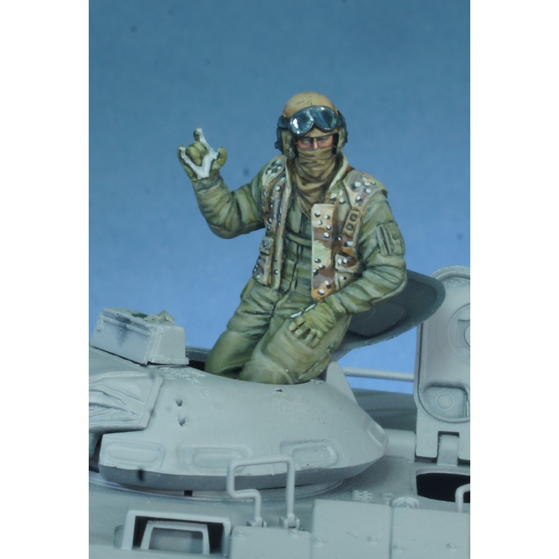 Paracel Miniatures[BDE3501]1/35 現用 米 湾岸戦争 米海兵隊M60戦車搭乗員セット「湾岸戦争」（４体セット）