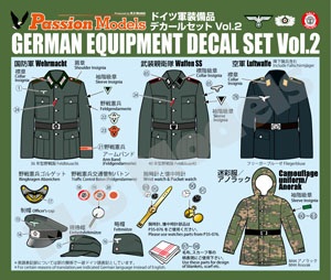 パッションモデル 1/35 第二次世界大戦 ドイツ軍装備品デカールセット Vol.2 プラモデル用デカール P35D-004 tf8su2k