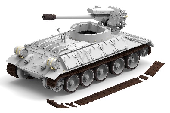 ライフィールドモデル[RFM5030]1/35 T-34/D-30 122mm自走砲 シリア軍