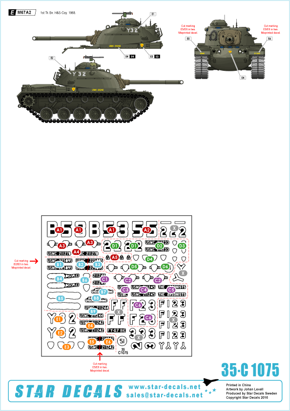 STAR DECALS[SD35-C1075]1/35 米海兵隊のM67 ジッポー 火炎放射器戦車 ベトナム戦争 Models Web  Shop
