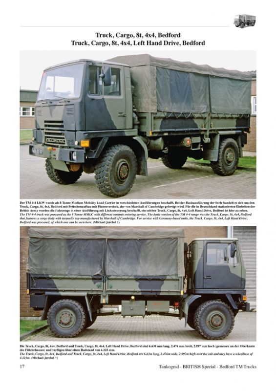 Tankograd Tg F 9029 冷戦期のイギリス軍用トラック ベッドフォードtmシリーズ 4 4 6 6 イギリス軍最後のベッドフォード M S Models Web Shop