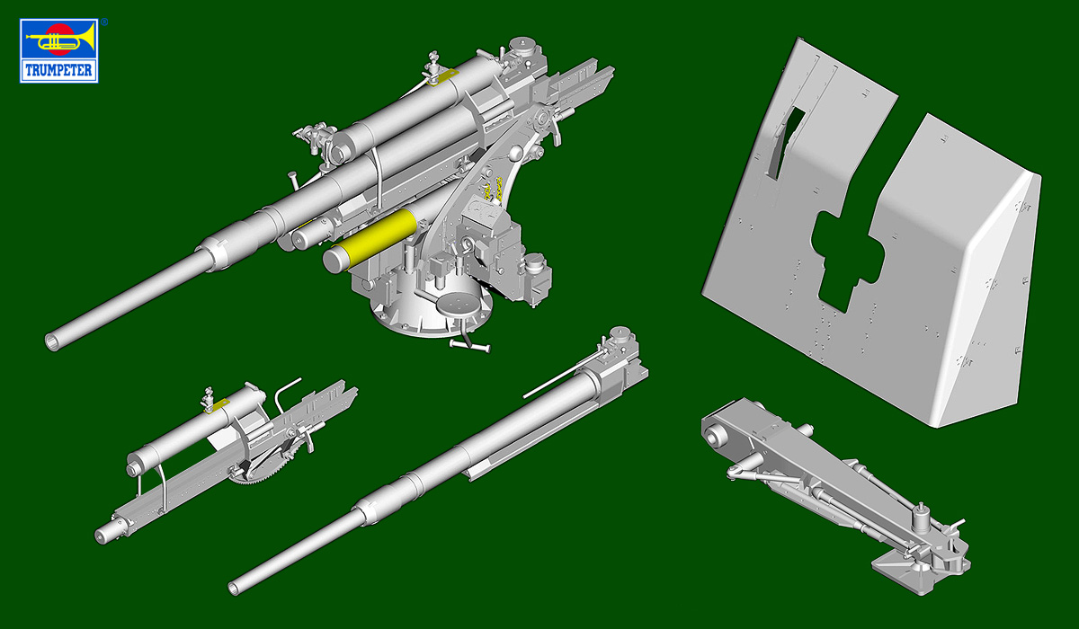 トランペッター[TR02359]1/35 ドイツ軍 8.8cm Flak36/37 - M.S Models