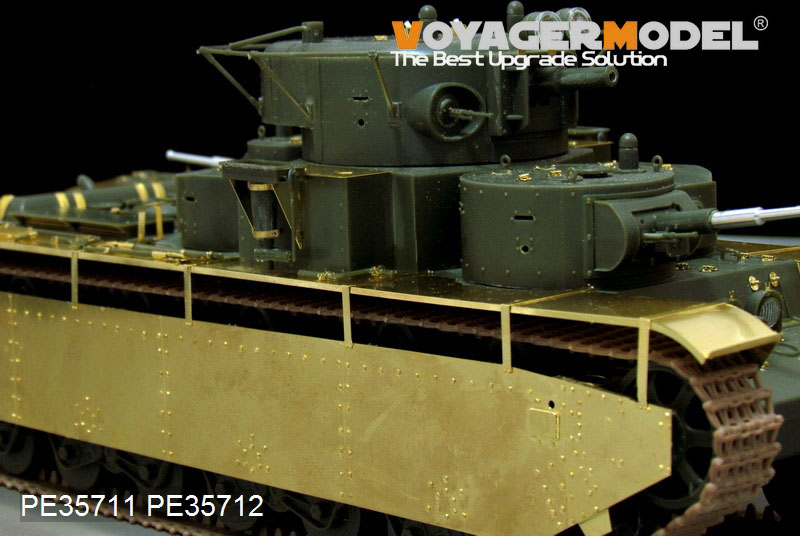 VoyagerModel [PE35711] 1/35 WWII露 T-35多砲塔戦車 エッチング基本セット(ホビーボス83841用)  Models Web Shop