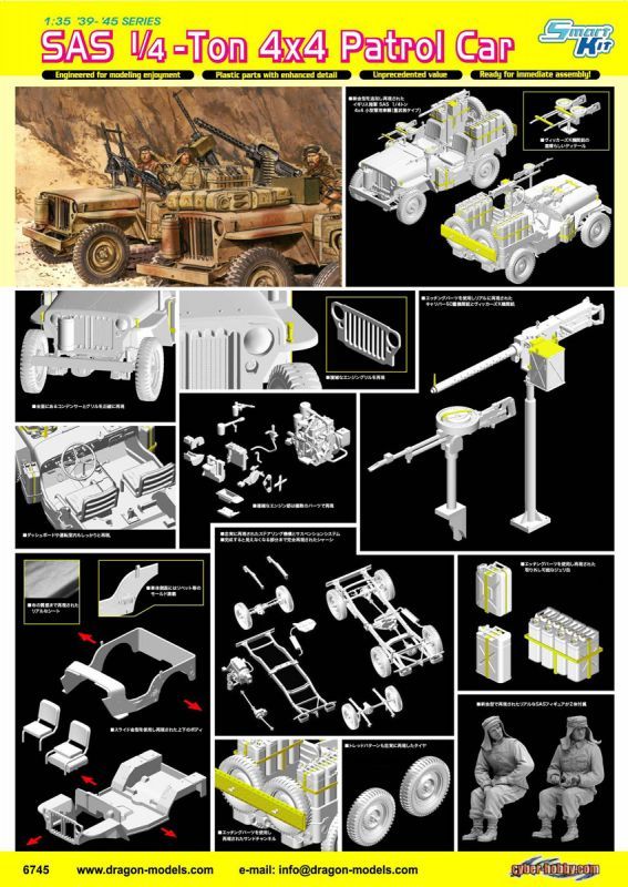 付属品欠品 プラモデル サイバーホビー 1/6 WW.Ⅱ アメリカ陸軍 1/4トン 4x4 小型軍用車 アクセサリーキットシリーズ [CH75020] 