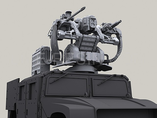 Live Resin[LRE35180]1/35 ハンヴィー/M-ATV 遠隔操作銃塔(架空装備) Models Web Shop