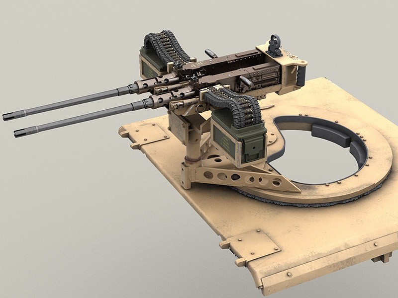 Live Resin[LRE35289]1/35 ハンヴィー用M2 .50口径連装機銃セット(1) Models Web Shop