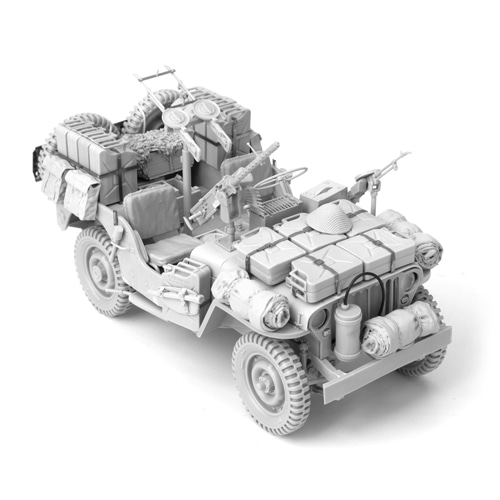 人気商品超目玉 目玉商品 1/6 スケールWWII イギリス陸軍 SAS 4×4 小型