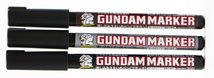 GSIクレオス[GM303]ガンダムマーカー 流し込みスミ入れペン - M.S Models Web Shop