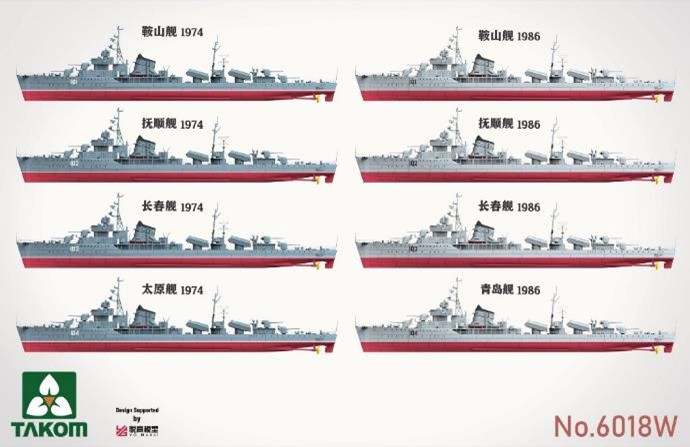 タコム[TKO6018W]1/350 駆逐艦 ボックス(TKO6017 + TKO6018 + SY