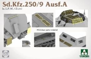 タコム[TKO2213]1/35 Sd.Kfz.250/9 A型 Ie.S.P.W. (2cm) - M.S Models