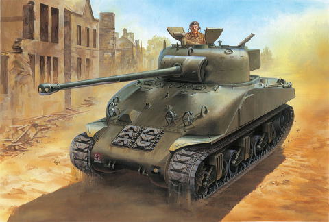 アスカモデル[35-027]1/35 シャーマン ファイアフライIC コンポジット車体