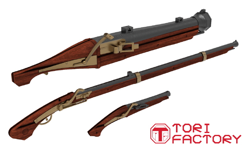 トリファクトリー Gun 07 1 12 中世 火縄銃セット M S Models Web Shop