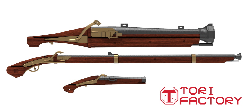 トリファクトリー Gun 07 1 12 中世 火縄銃セット M S Models Web Shop