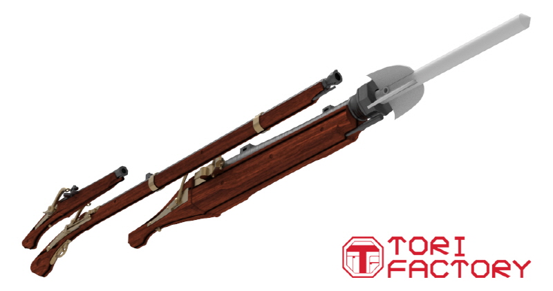 トリファクトリー Gun 07 1 12 中世 火縄銃セット M S Models Web Shop