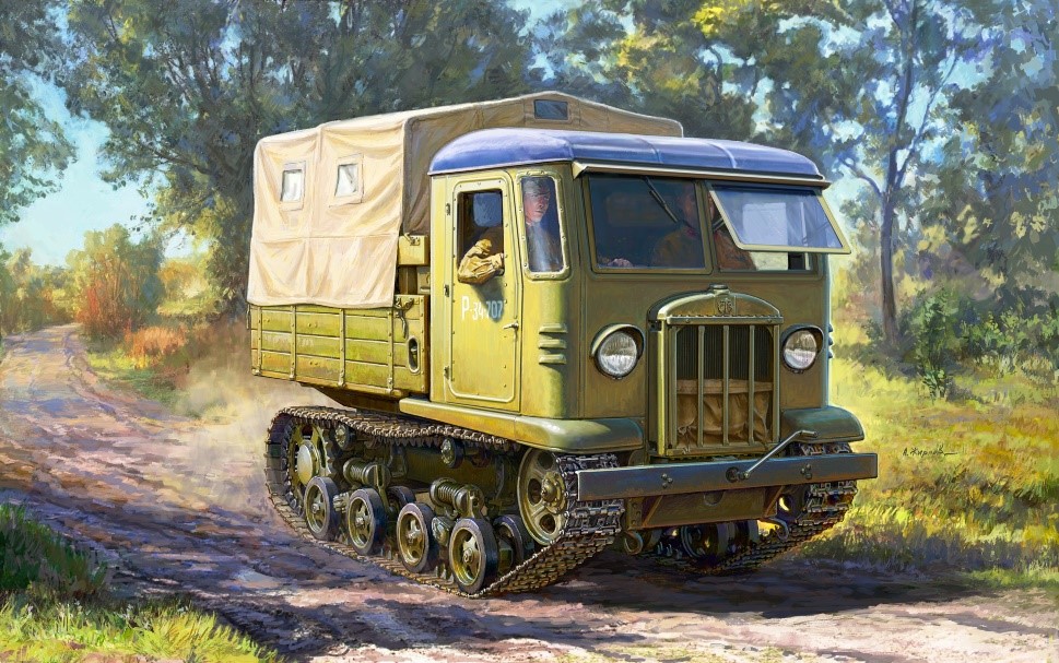 ズベズダ[ZV3663]1/35 STZ-5　ソビエト　砲牽引トラクター